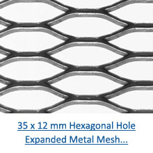 35 x 12 mm hexagonal hole expanded metal mesh pdf